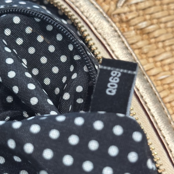 Kate Spade Bag Rattan Straw Tan Gold Hobo - Picture 13 of 17